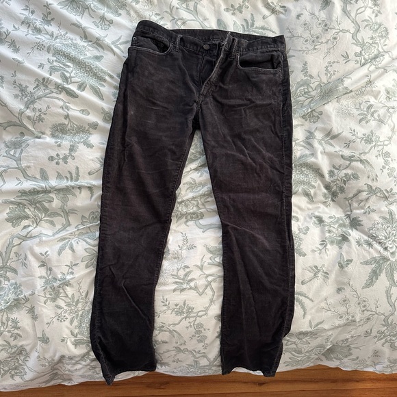 Gap slim fit corduroy pants in dark gray - 31x32 - Picture 1 of 6